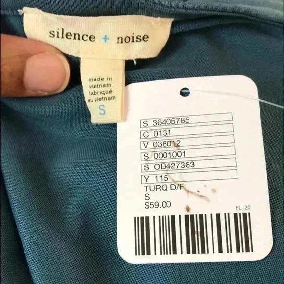 SILENCE + NOISE Wrap Look Front Romper Size S - Picture 5 of 5